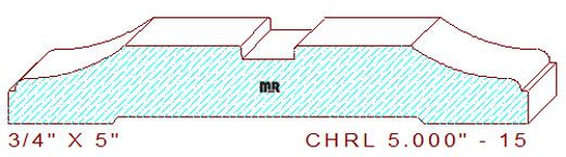 Chair Rail 5" - 15 Chair Rail 5" - 15