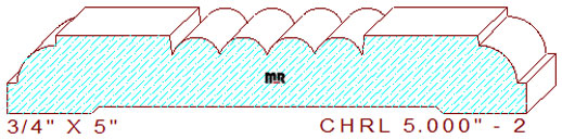 Chair Rail 5" - 2 Chair Rail 5" - 2