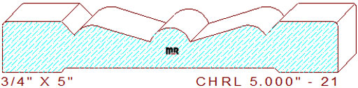 Chair Rail 5" - 21 Chair Rail 5" - 21