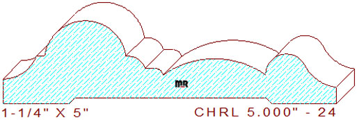 Chair Rail 5" - 24 Chair Rail 5" - 24