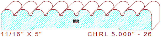 Chair Rail 5" - 26