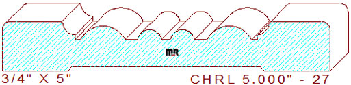 Chair Rail 5" - 27