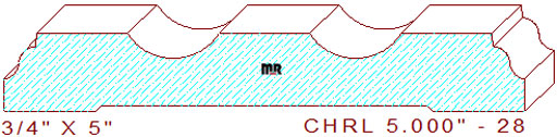 Chair Rail 5" - 28