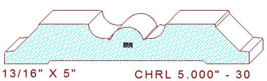 Chair Rail 5" - 30 