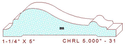 Chair Rail 5" - 31 Chair Rail 5" - 31