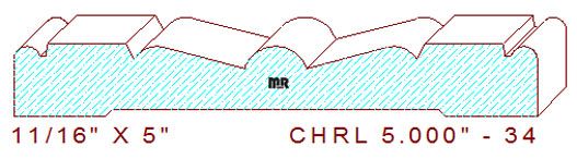 Chair Rail 5" - 34