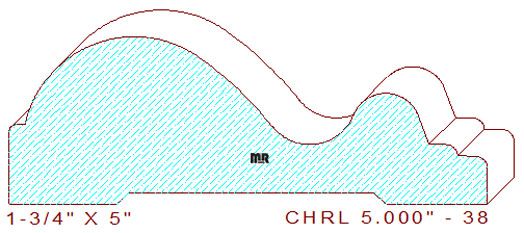 Chair Rail 5" - 38 Chair Rail 5" - 38
