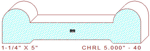 Chair Rail 5" - 40 Chair Rail 5" - 40