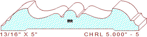 Chair Rail 5" - 5