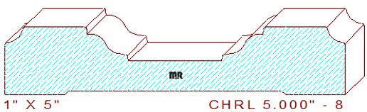 Chair Rail 5" - 8 Chair Rail 5" - 8