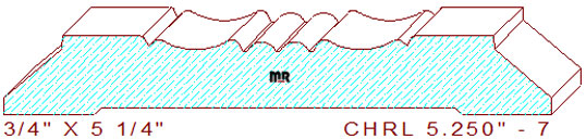 Chair Rail 5-1/4" - 7