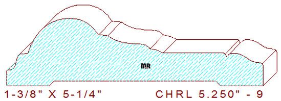 Chair Rail 5-1/4" - 9 