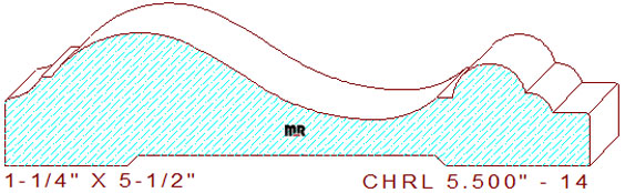 Chair Rail 5-1/2" - 14