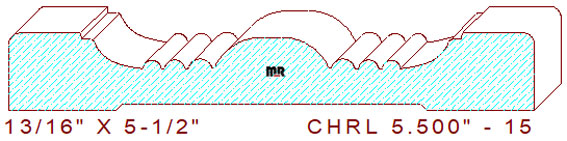 Chair Rail 5-1/2" - 15