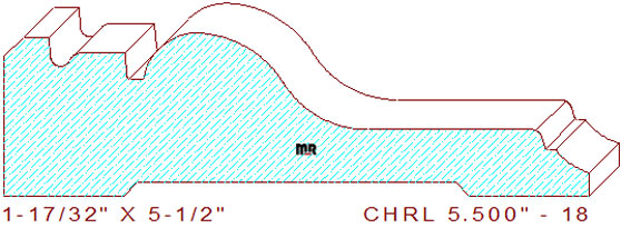Chair Rail 5-1/2" - 18