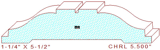 Chair Rail 5-1/2" Chair Rail 5-1/2"