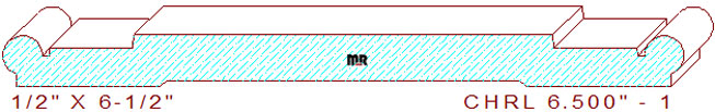 Chair Rail 6-1/2" - 1 Chair Rail 6-1/2" - 1