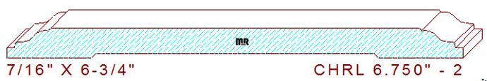 Chair Rail 6-3/4" - 2