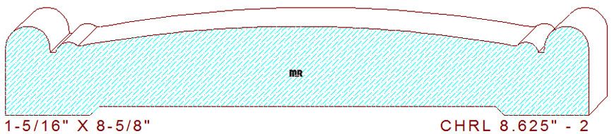Chair Rail 8-5/8" - 2 Chair Rail 8-5/8" - 2