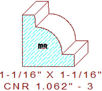 Corner 1-1/16" - 3