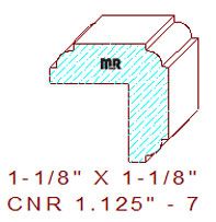 Corner 1-1/8" - 7 Corner 1-1/8" - 7