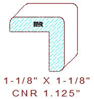 Corner 1-1/8" Corner 1-1/8"