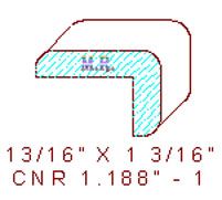 Corner 1-3/16" - 1 Corner 1-3/16" - 1