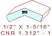 Corner 1-5/16" - 1