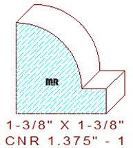 Corner 1-3/8" - 1 Corner 1-3/8" - 1