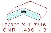 Corner 1-7/16" - 3 Corner 1-7/16" - 3