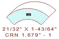 Corner 1-43/64" - 1