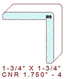 Corner 1-3/4" - 4 Corner 1-3/4" - 4