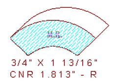 Corner 1-13/16" Corner 1-13/16"