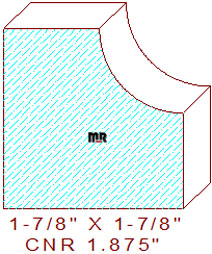 Corner 1-7/8" Corner 1-7/8"