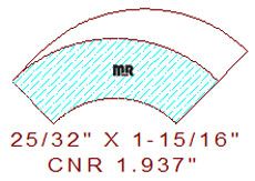 Corner 1-15/16" Corner 1-15/16"