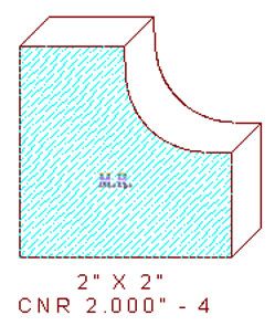 Corner 2" - 4 Corner 2" - 4