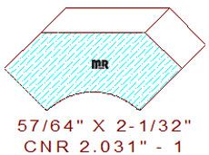 Corner 2-1/32" - 1