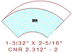 Corner 2-5/16" - 2 Corner 2-5/16" - 2