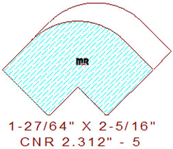 Corner 2-5/16" - 5