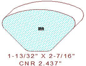Corner 2-7/16" Corner 2-7/16"