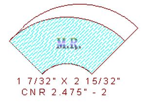 Corner 2-15/32" - 2 Corner 2-15/32" - 2