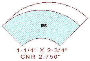 Corner 2-3/4" Corner 2-3/4"