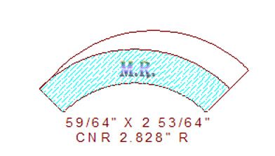 Corner 2-53/64" Corner 2-53/64"