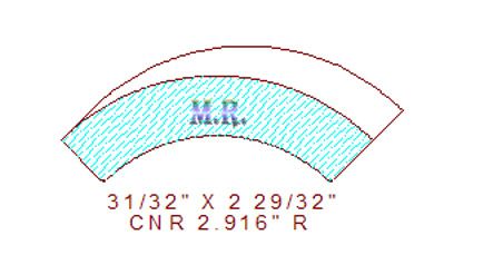 Corner 2-29/32" Corner 2-29/32"