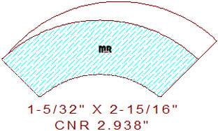 Corner 2-15/16" Corner 2-15/16"