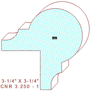Corner 3-1/4" - 1 Corner 3-1/4" - 1
