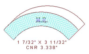 Corner 3-11/32" Corner 3-11/32"