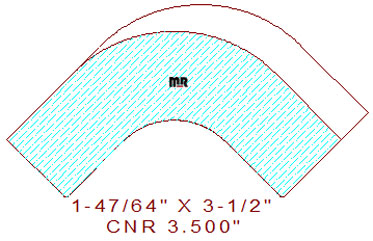 Corner 3-1/2" Corner 3-1/2"