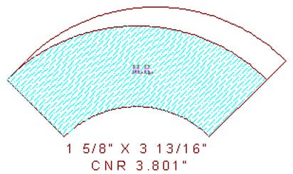Corner 3-13/16" Corner 3-13/16"