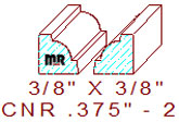 Corner 3/8" - 2 Corner 3/8" - 2